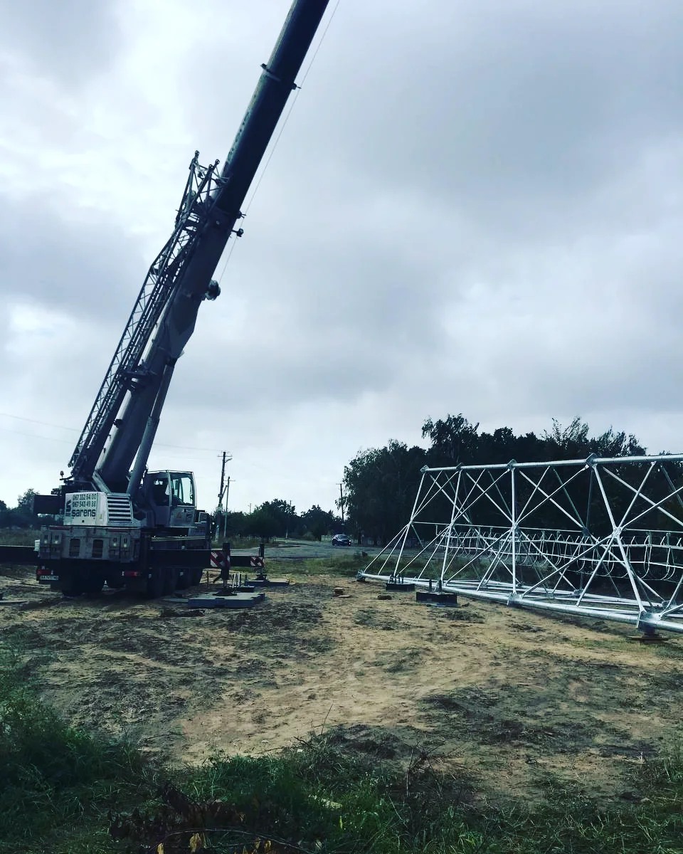 Монтаж телекомунікаціїної вежі-4