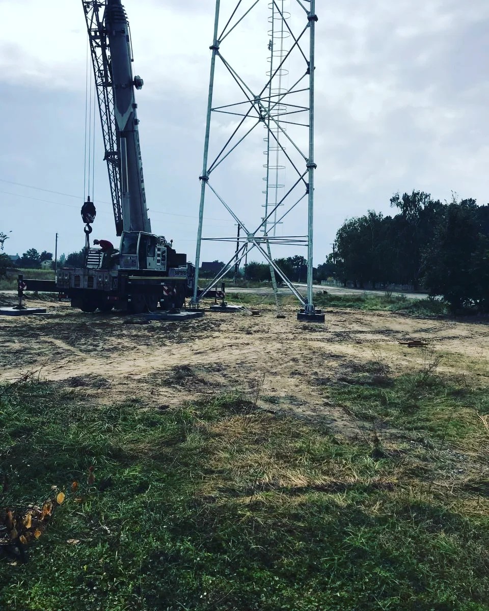 Монтаж телекомунікаціїної вежі-5