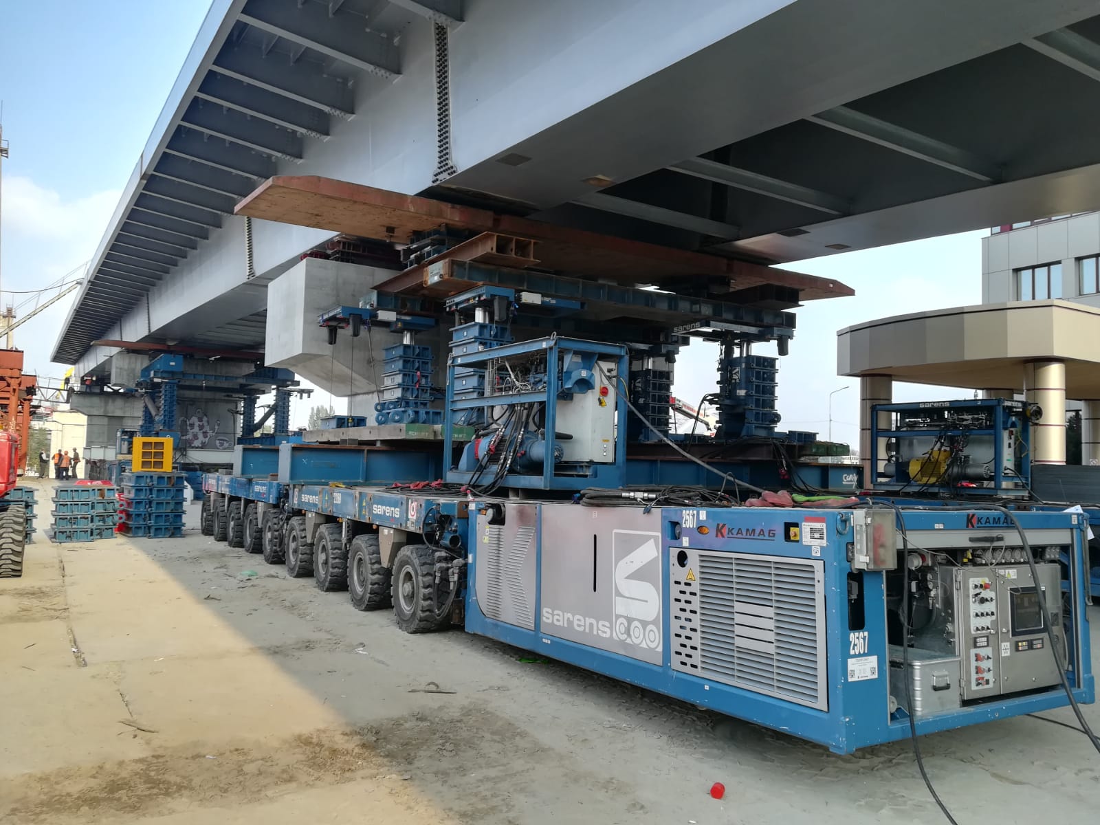 Будівництво Подільського мосту в Києві-3