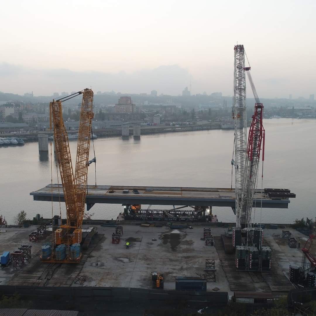 Будівництво Подільського мосту в Києві-8
