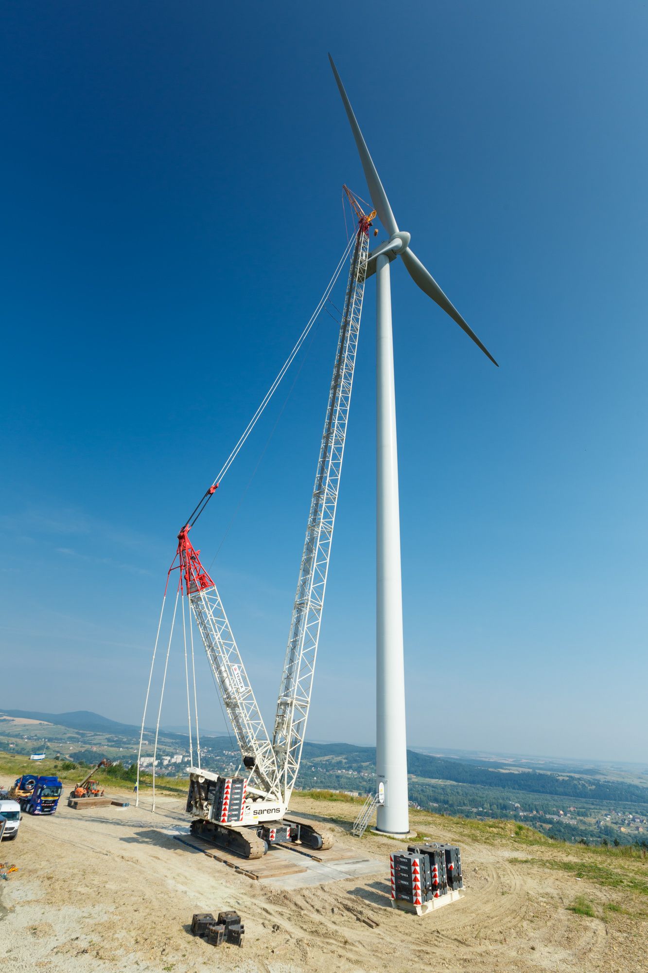 Розвантаження населі двома кранами-2